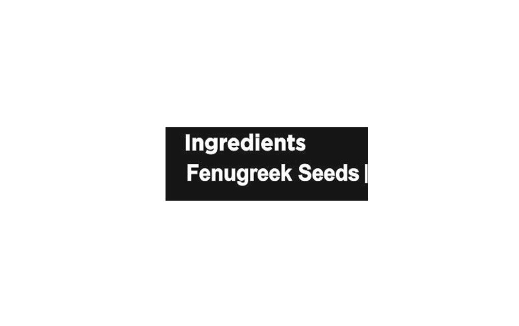 Salz & Aroma Fenugreek Seeds    Plastic Jar  250 grams